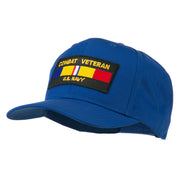 US Navy Combat Veteran Patched Cap