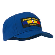 US Navy Combat Veteran Patched Cap