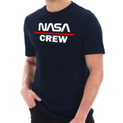 NASA Crew DTG Designed Unisex Short Sleeve Cotton Jersey T-Shirt