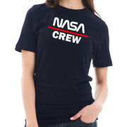 NASA Crew DTG Designed Unisex Short Sleeve Cotton Jersey T-Shirt