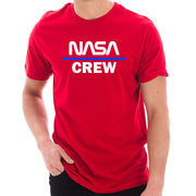 NASA Crew DTG Designed Unisex Short Sleeve Cotton Jersey T-Shirt