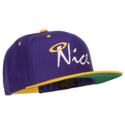 Nice Embroidered Two Tone Snapback