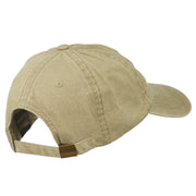 Number One Daddy Embroidered Washed Cotton Cap