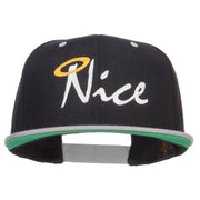 Nice Embroidered Two Tone Snapback