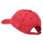 Number One Daddy Embroidered Washed Cotton Cap