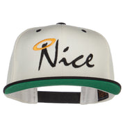 Nice Embroidered Two Tone Snapback