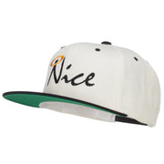 Nice Embroidered Two Tone Snapback