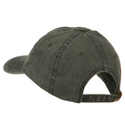 Number One Daddy Embroidered Washed Cotton Cap