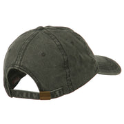 Number One Daddy Embroidered Washed Cotton Cap