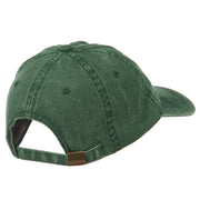 Number One Daddy Embroidered Washed Cotton Cap