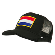 Netherlands Flag Patched Mesh Cap