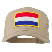 Netherlands Flag Patched Mesh Cap