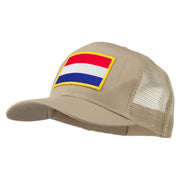 Netherlands Flag Patched Mesh Cap