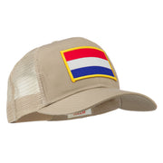 Netherlands Flag Patched Mesh Cap