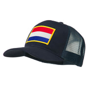 Netherlands Flag Patched Mesh Cap