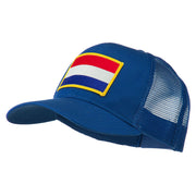 Netherlands Flag Patched Mesh Cap