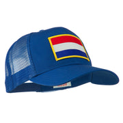 Netherlands Flag Patched Mesh Cap