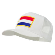 Netherlands Flag Patched Mesh Cap