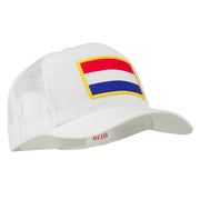 Netherlands Flag Patched Mesh Cap