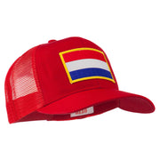 Netherlands Flag Patched Mesh Cap