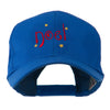 Christmas Noel with Stars Embroidered Cap