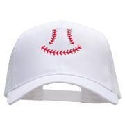 Baseball Smile  Embroidered Solid Cotton Prostyle Twill Mesh Cap