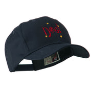 Christmas Noel with Stars Embroidered Cap