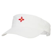 New Mexico Flag Logo Embroidered Pro Style Cotton Washed Visor