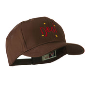 Christmas Noel with Stars Embroidered Cap