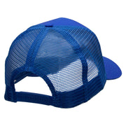 Baseball Smile  Embroidered Solid Cotton Prostyle Twill Mesh Cap