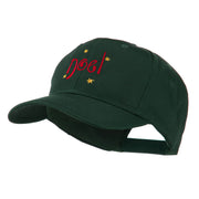 Christmas Noel with Stars Embroidered Cap