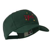 Christmas Noel with Stars Embroidered Cap