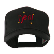 Christmas Noel with Stars Embroidered Cap