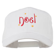 Christmas Noel with Stars Embroidered Cap