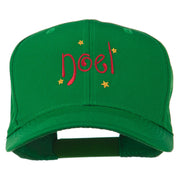 Christmas Noel with Stars Embroidered Cap