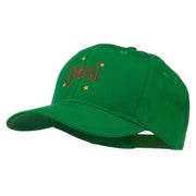 Christmas Noel with Stars Embroidered Cap