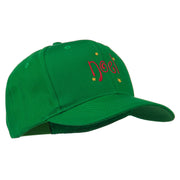 Christmas Noel with Stars Embroidered Cap