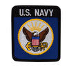 U.S Navy Embroidered Rectangular 3 Inch Patch