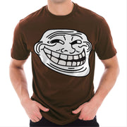 Troll Face Meme Graphic Design Lane Seven Ring Spun Jersey Cotton Short Sleeve Premium T-Shirt