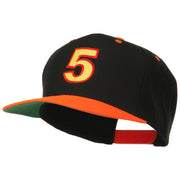 Arial Number 5 Embroidered Classic Two Tone Cap