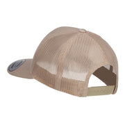 Golden Fish Embroidered Mesh Cap