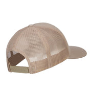 Golden Fish Embroidered Mesh Cap