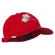 USA State North Carolina Embroidered Low Cap