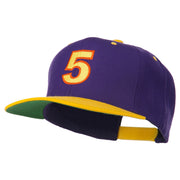 Arial Number 5 Embroidered Classic Two Tone Cap