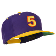 Arial Number 5 Embroidered Classic Two Tone Cap