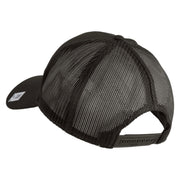 Ooh Rah Embroidered Solid Cotton Twill Mesh Prostyle Cap - Charcoal OSFM