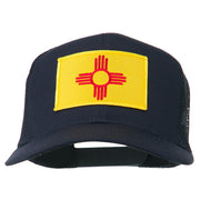 New Mexico State Flag Patched Mesh Cap