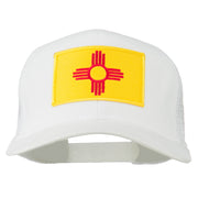 New Mexico State Flag Patched Mesh Cap