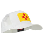 New Mexico State Flag Patched Mesh Cap