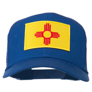 New Mexico State Flag Patched Mesh Cap